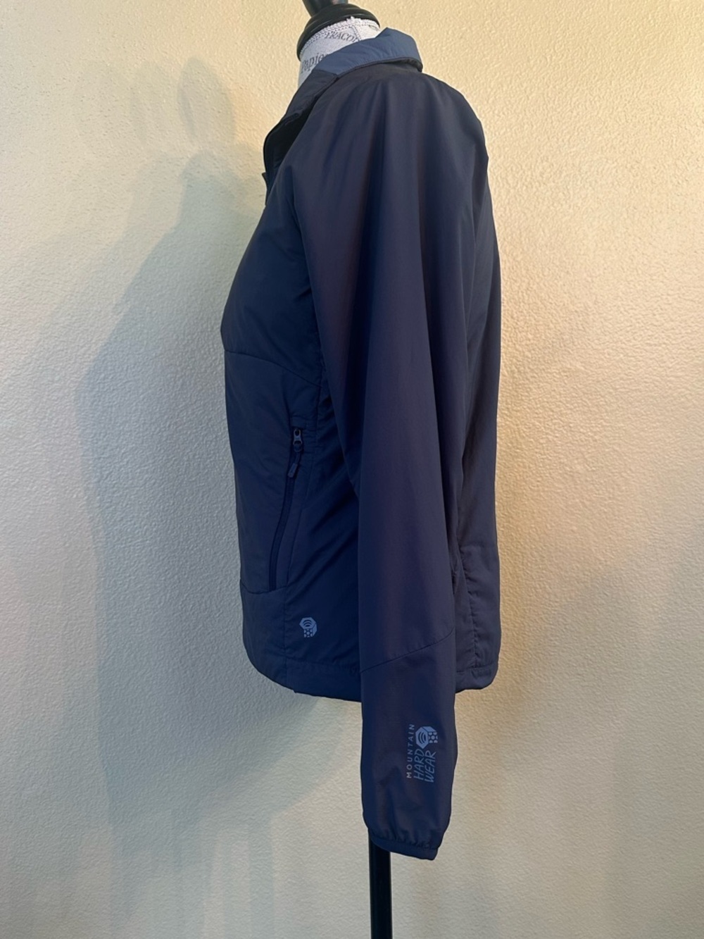Mountain Hardwear Kor Stasis Hybrid Windbreaker Jacket In Dark Zinc Like New! - Picture 11 of 16